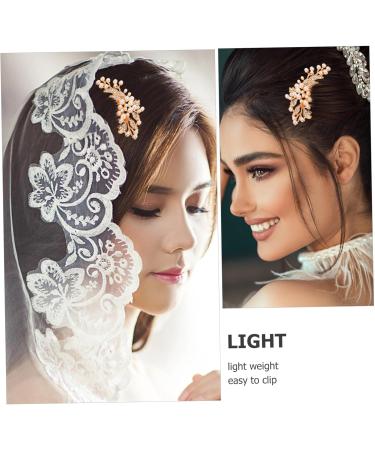 minkissy Wedding Hair Accessories for Bridal Bride Hair Accessories Wedding Hair Accessories for Bride Rhinestone Hair Clips Women Hair Accessories European and American Pearl Miss Comb - Buy Online on GoSupps.com