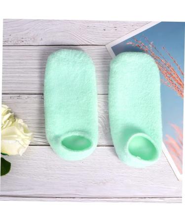 minkissy 2 Pairs Moisturising Socks and Gloves Anti-Crack Socks Rough Heel Socks Footcare Socks Hard Feet Socks Spa Feet Sleeves Moisturizing Socks Ankle Socks Cosmetic Yarn - Buy Online on GoSupps.com