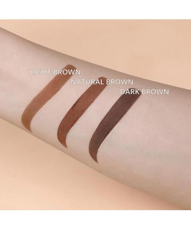 Kweilin Eyebrow Stamp Pen Kit Waterproof 10 Kind Stencil Shaping Waterproof Brow Powder One Step Kit Eye Powder Perfect Power Seal. Natural brow brown Natural Brown - Buy Online on GoSupps.com