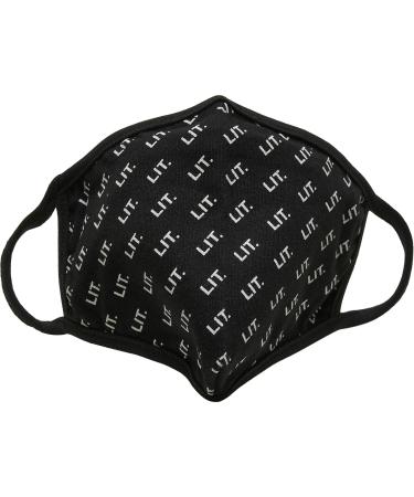 Urban Classics Unisex Lit Cotton Face Mask 2-Pack | Fashion Scarf in Black | International Shipping - Buy Online on GoSupps.com