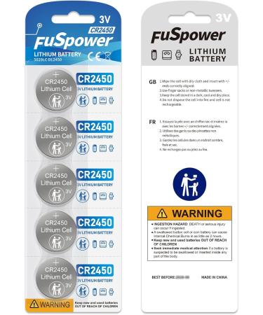 CR2450 3V Lithium Battery CR 2450 Lithium Batteries DL2450 ECR2450 CR2450 3V Lithium Coin Cell Battery for Welding Helmet Alarm System Thermometer 10pcs - Buy Online on GoSupps.com