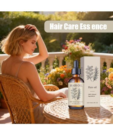 Youngwier Hair Oil59ml Hair Strengthening Oil Natural Anti Strengthening Repairing Moisturizer For Men Women Split Ends Scalp Care Home Travel For Men Women At Home - Buy Online on GoSupps.com