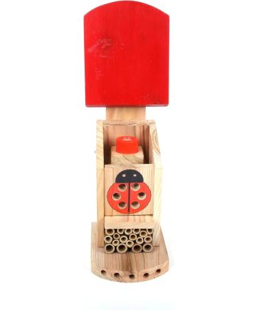 Wildlife World LBT4 Live Ladybird Lodge in Red/Brown - Natural Pest Control Solution - Buy Online on GoSupps.com