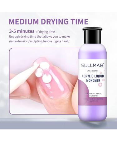 SULLMAR 75ml Acrylic Monomer Liquid for Nails - Top Quality Nail Monomer Formula - Buy Online on GoSupps.com