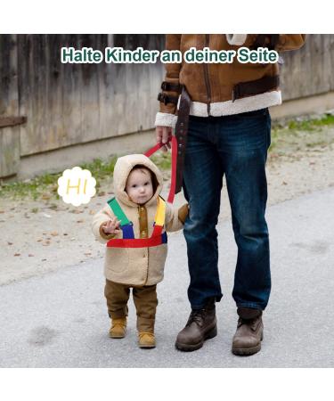 Adjustable Toddler Safety Harness with Anti-Lost Rein - for Children 1-10 Years | Toddler Walking Leash for Boys - Safety Wrist Link Included - Buy Online on GoSupps.com