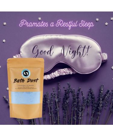 Lavender & Seeds' Magic Bubble Bath Dust. The Vibrant Relaxing Magical Luxury Powdered Bath Bomb Experience with Shea Butter 190g  - Buy Online on GoSupps.com