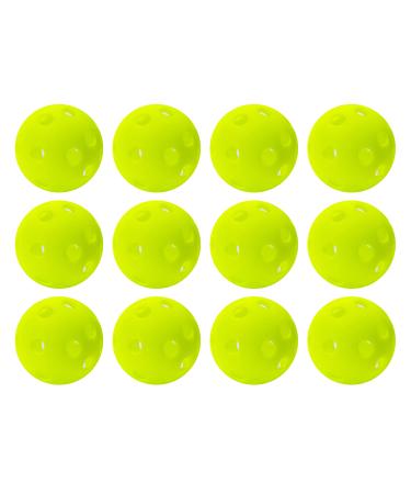 Franklin Sports Golf Balls  Official Size  Indoor or Outdoor Golf Training  Restricted Ball Fight for Golf Practice  12 Pack  Backyard Training Plastic