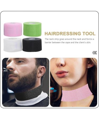 UKCOCO Bandes de Cou Jetables en Papier pour Salon de Coiffure 4 Couleurs 100 Pi ces Extensibles et Adh sives Protection pour Coupe Coloration et Soins Capillaires Outil - Buy Online on GoSupps.com