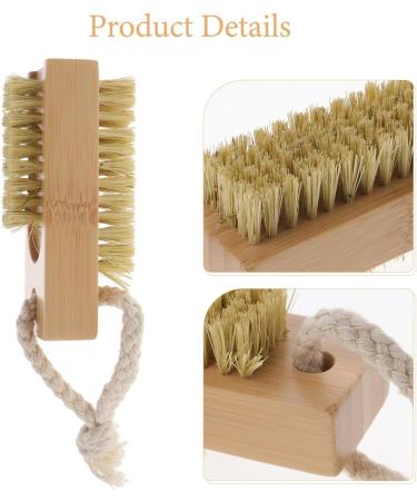 Beavorty Nail Cleaning Brush Handle Grip Fingernail Brush Nail Scrubbing Brush Manicure Pedicure Tool for Men Women - Buy Online on GoSupps.com