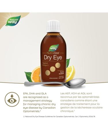 NutraSea Dry Eye Targeted Omega-3 1500 mg of EPA + DHA 150 mg of GLA 200 ml Liquid - Buy Online on GoSupps.com