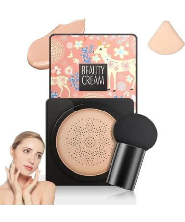 Linasi Clear Cover Beauty Cream - Air Cushion CC Cream Moisturizing Concealer Long Lasting Makeup B-Natural