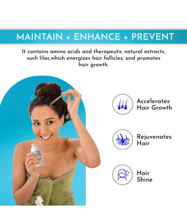 HairSmart Hair Growth Serum with Ayurvedic Herbs & Keratin | Accelerate Growth, Rejuvenate & Strengthen Roots | For Men and Women | 3.3 oz - Buy Online on GoSupps.com