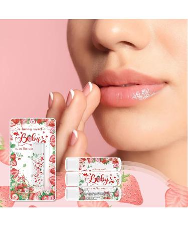 30 Pack Strawberry Baby Shower Games Lip Balms Bulk Games Prizes Party Gifts for Guests Friends Gender Reveal Favors Decorations Souvenirs Baby Shower Valentine's Gift Bags Stuffers(Strawberry) - Buy Online on GoSupps.com