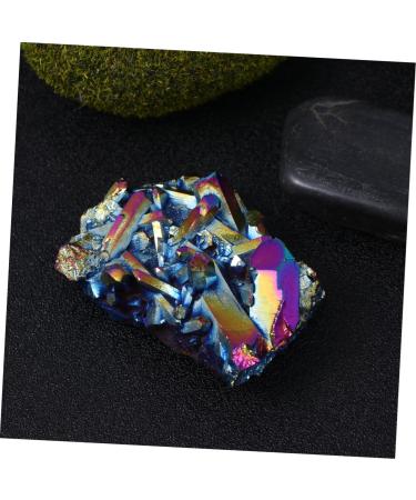 Shop Beaupretty Crystal Cluster Adornment - Titanium Coated Amethyst & Bismuth Natural Gemstone Desktop Decor | International Shipping - Buy Online on GoSupps.com