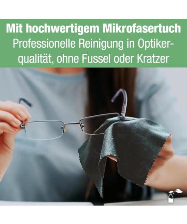 Bio-Chem Anti-Fog Glasses Cleaner Spray Set | 100ml + 250ml Refill + Microfiber Cloth | Antistatic & Effective Care for Eyewear - International Shipping Available - Buy Online on GoSupps.com