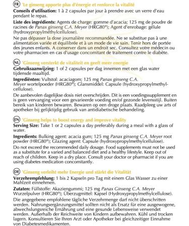 Natural Aphrodisiac Ginseng for Men Erection 30 Capsules - Capsules 1 Month | Panax Supplement Korean Red Ginseng Belgium Grown High Ginsenosides | Optim Ginseng - Buy Online on GoSupps.com