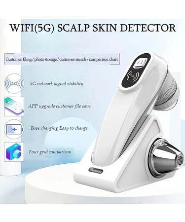 Skin Diagnosis Hair Analyzer - 5 in 1 WiFi 5G 50x/200x Lens 1000w Pixels Perfect for Home Beauty and Hair Care - Buy Online on GoSupps.com