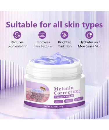 YNPQTDS Skin Lightening Cream Moisturizing Cream For SkinTonal Correcting Lotion 60g For Unisex Daily Use Night Morning Dryness - Buy Online on GoSupps.com