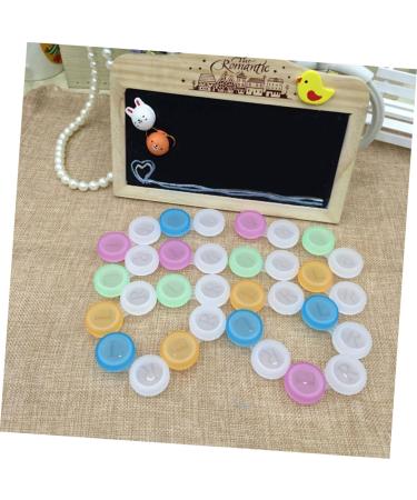 Lurrose 10-Pack Contact Lens Container Kit | Clear Holders with Mirror Stand & Makeup Remover | Travel Essentials for Lens Care - Buy Online on GoSupps.com