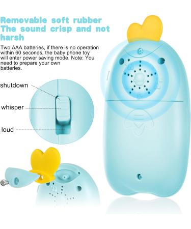 Buy Aolso Baby Phone Musical Toy - Electronic Language Learning Smartphone for Babies & Kids (Chick-Blue) | Perfect Gift for Boys & Girls - Buy Online on GoSupps.com