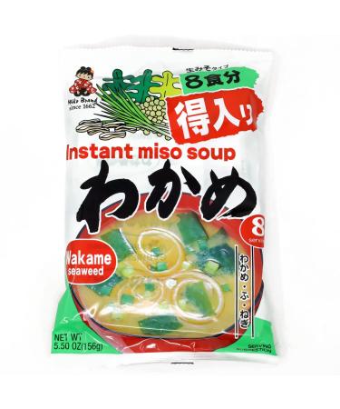 Miko Brand Instant Miso Soup, 5.5 Ounce Instant Wakame Miso Soup
