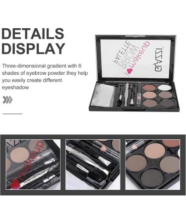 VINTORKY 1 Set Eyebrow Powder Set Ow Kit Long Lasting Eyebrow Powder Ow f Kit Eye Brow Shaping Kit Lit e Abs - Buy Online on GoSupps.com