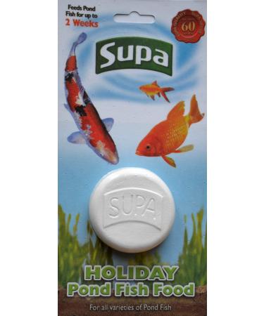 Supa Pond Holiday Fish Food Pack of 3 Easy To Use Provides A Source Of Food For Your Pond Fish While You Are On Holiday