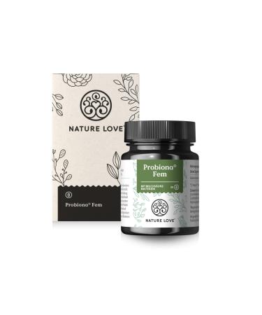 Nature love probiona fem - lactic acid bacteria for women intimate flora - with 5 lactic acid cultures: lactobacillus rhamnosus acidophilus crispatus casei fermentum - 30 capsules - vegan & laboratory test - Buy Online on GoSupps.com