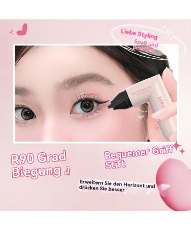  Generisch Eyeliner Stamp Eyeliner Twist-Up Waterproof 0.5ml Natural Durable Quick Dry Waterproof for All Eye Shapes Double Sided Eyeliner - Buy Online on GoSupps.com