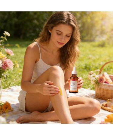 Hair Removal Oil Non-Stick Finish 60 ml Growth Inhibitor Solution Body Hair Removal Oil Non-Irritating For Women and Men Hair Removal Reduction of Body Hair - Buy Online on GoSupps.com