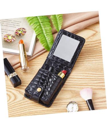 minkissy 1 Pc Mini Lipstick Case with Cosmetic Mirror Lipstick Box - Buy Online on GoSupps.com