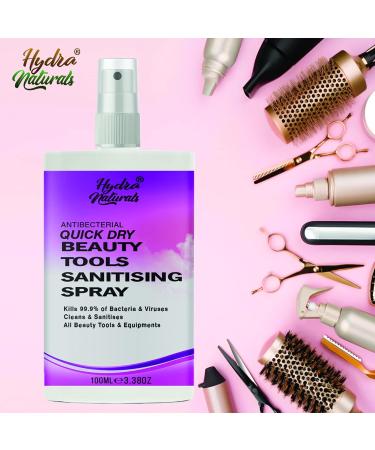 Derma Roller Disinfectant Cleaner & Steriliser Spray Kills 99.99% of Bacteria Make Up Cosmetic Brush Make Up Remover Skin Needling Rollers & Micro Needling Antibacterial Antifungal Easy Spray 100ml - Buy Online on GoSupps.com