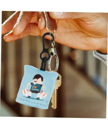 4pcs Keychain Glasses Cleaning Cloths - Lens Wipes for Eyeglasses & Screens - Assorted Colors - Buy Online on GoSupps.com