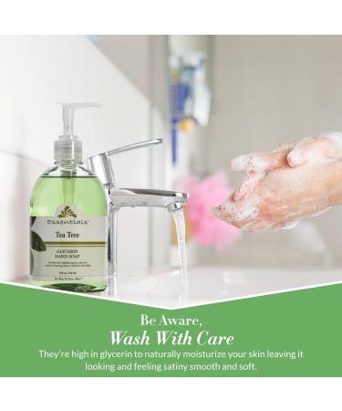 Essentials Tea Tree Glycerin Liquid Hand Soap 3oz - Pack of 3 - Buy Online on GoSupps.com