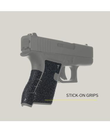 TALON GRIPS Glock 43 Adhesive Pistol Grip - Made in USA Rubber-Black - Buy Online on GoSupps.com