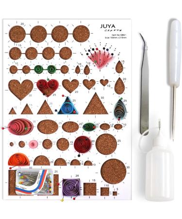 JUYA Paper Quilling Kit with 960 Strips and 14 Tools - 3mm Width, Blue Tools with Glue Included - Buy Online on GoSupps.com