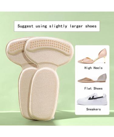 3 Pairs Heel Pads - Cushioned Anti-Slip Insoles for High Heels | Shock Absorbing Heel Grips - Buy Online on GoSupps.com
