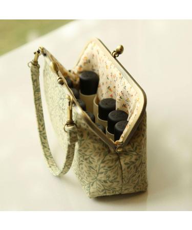 Buy Evoon Women's Cosmetics Pocket Clutch Wallet for Essential Oils - Fits Doterra YouG & Living Oils (5ml 10ml 15ml) - Green - Pack of 1 - Buy Online on GoSupps.com
