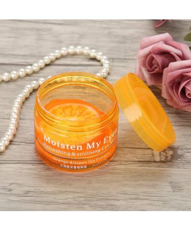 Eye Mask Natural orange extracts Remove Eye Bags Soft texture Lighten Fine Lines Moisturizing Firming Eye Patch Eye Skin Care (80g) - Buy Online on GoSupps.com
