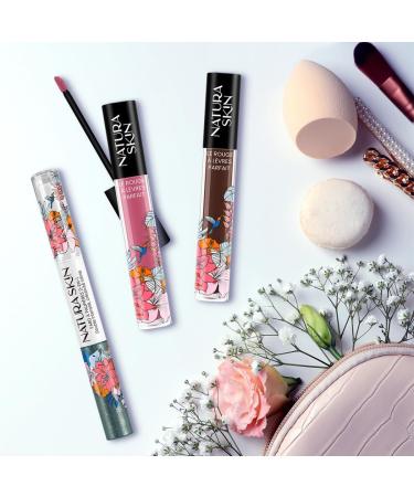  NATURA SKIN Long-lasting Liquid Matte Lipstick - Transfer-proof - Lip Ink Vegan Makeup - Women's Makeup - 8 ML - (Burnt Earth) - Buy Online on GoSupps.com