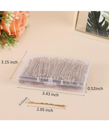 Laicky 200 Count Blond Hairpins for Women & Girls - Invisible Wave Hair Clips in Box | Bulk Hair Jewelry (5.2cm) - Buy Online on GoSupps.com