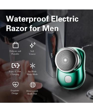 2023 Mini Electric Razor for Men | Portable Rechargeable Shaver for Home, Car & Travel (Black) - Buy Online on GoSupps.com