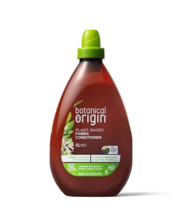 Botanical Origin Plant-based Fabric Softener, Hypoallergenic, Free from Parabens, Orange Blossom and Citrus Leaves scent, 32.46 oz (48 Loads)