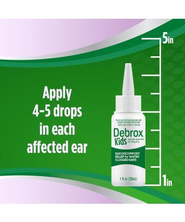 Debrox Kids Ear Discomfort Relief - Ear Drying Drops for Kids & Toddlers | 1 Fl Oz | Fast International Shipping - Buy Online on GoSupps.com