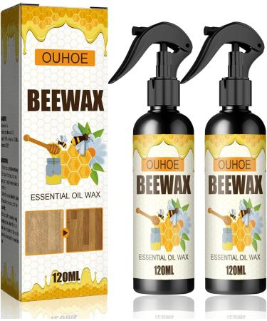 Natural Micro-Molecularized Beeswax Spray 120ml Beeswax Furniture Polish Beeswax Spray Cleaner Beeswax Spray Furniture Polish And Cleaner Furniture Polish Spray Beeswax Furniture Polish (2PC)