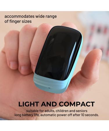 Pulse Oximeter Finger - Rechargeable Oxygen Meter for Home & Sports | Accurate Fingertip Blood Oxygen Saturation & Pulse Monitor - Buy Online on GoSupps.com