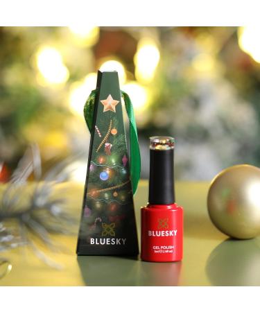Bluesky Christmas Exclusive Gel Nail Polish Bauble 5ml Tree's Got Twinkle Green Glitter Soak-Off Gel Polish for 21 Day Manicure Professional Salon & Home Use Requires Curing Under UV/LED Lamp - Buy Online on GoSupps.com