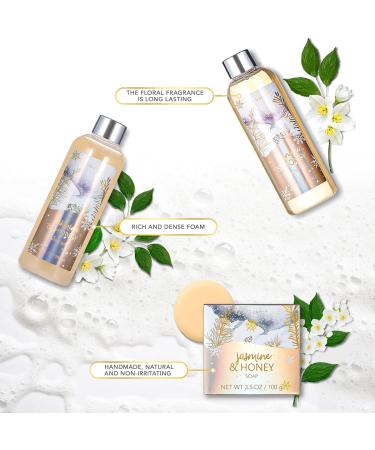 Gift Basket for Women - Body & Earth Bath Gift Set for Women with Jasmine & Honey Scent  Includes Bubble Bath  Shower Gel  Body Lotion and Hand Cream  Valentine Gifts for Her - Buy Online on GoSupps.com