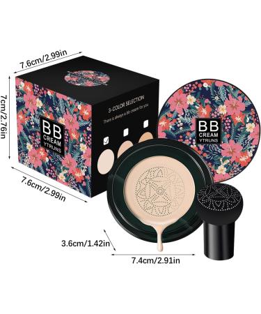  G n rique BB Cream Foundation Makeup - Moisturizing Air Cushion Foundation Lightweight Hydrating Concealer | Long-Lasting Perfected Base Natural Smooth Coverage with a Radiant Finish - Buy Online on GoSupps.com