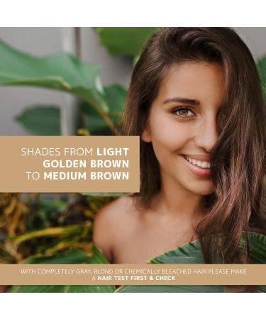 Orientana Organic Henna Hair Color - Caramel Brown | 100% Vegan & Natural | Long-Lasting Plant-Based Color for Light to Medium Brown Hair | 100g - Buy Online on GoSupps.com